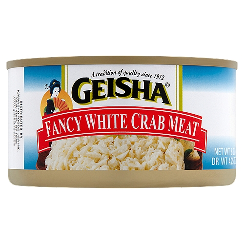 Geisha Fancy White Crab Meat, 6 oz