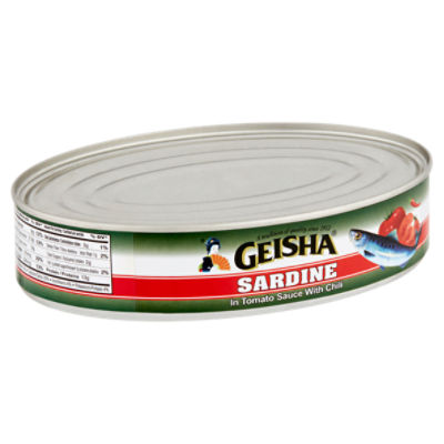 Geisha Sardine in Tomato Sauce with Chili, 15 oz