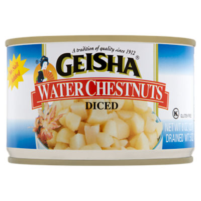 diced water chestnuts