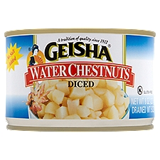 Geisha Diced Water Chestnuts, 8 oz