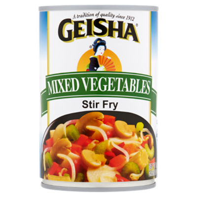 Geisha Stir Fry Mixed Vegetables, 14.5 oz