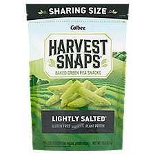 Calbee Harvest Snaps Lightly Salted Baked Green Pea Snacks Sharing Size, 10 oz