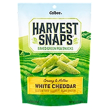 Calbee Harvest Snaps Creamy & Mellow White Cheddar Flavored Crisps, 3.0 oz