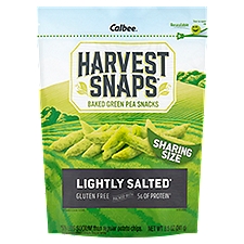 Calbee Harvest Snaps Lightly Salted Baked Green Pea Snacks Sharing Size, 8.5 oz