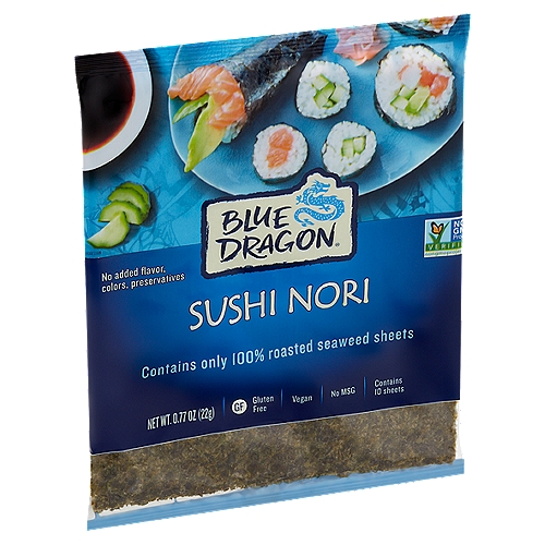 Blue Dragon Sushi Nori, 0.77 oz