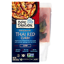 Blue Dragon Thai Red Curry Cooking Sauce Kit, 8.9 oz, 8.9 Ounce