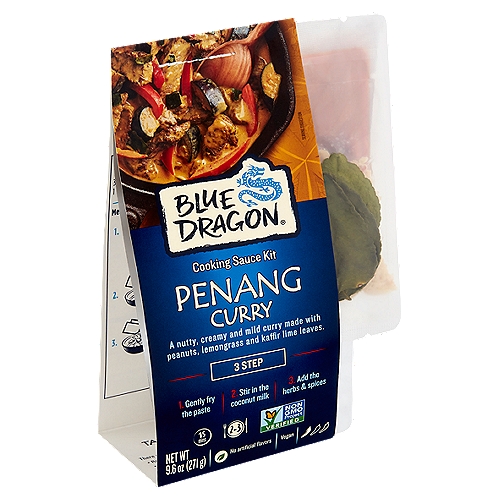 Blue Dragon Penang Curry Cooking Sauce Kit, 9.6 oz