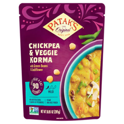 Patak's The Original Chickpea & Veggie Korma, 10.05 oz