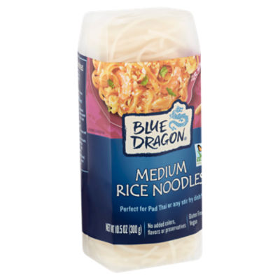 Blue Dragon Medium Rice Noodles, 10.5 oz