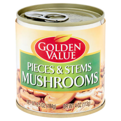 Golden Value Mushrooms, 4 oz