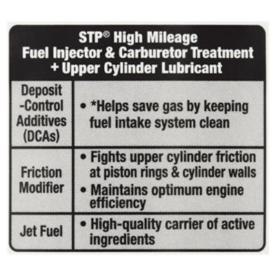 STP Fuel Injector & Carburetor Treatment - 5.25 fl oz