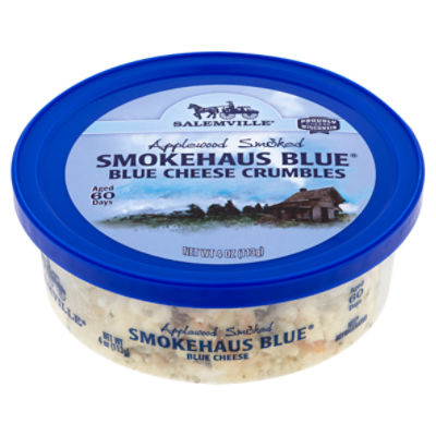 Salemville Smokehaus Blue Applewood Smoked Blue Cheese Crumbles, 4 oz