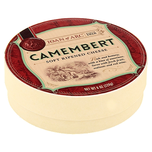 Joan of Arc Camembert Soft Ripened Cheese, 8 oz