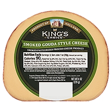 King's Choice Smoked Gouda Style Cheese, 8 oz