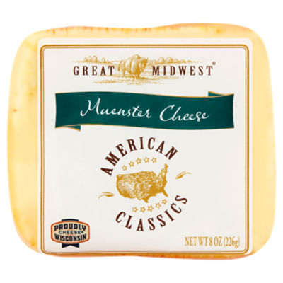 Great Midwest Muenster Cheese, 8 oz