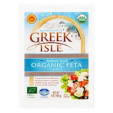 Greek Isle Authentic Greek Organic Feta Cheese, 7 oz