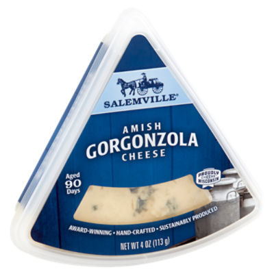 Salemville Amish Gorgonzola Cheese, 4 oz