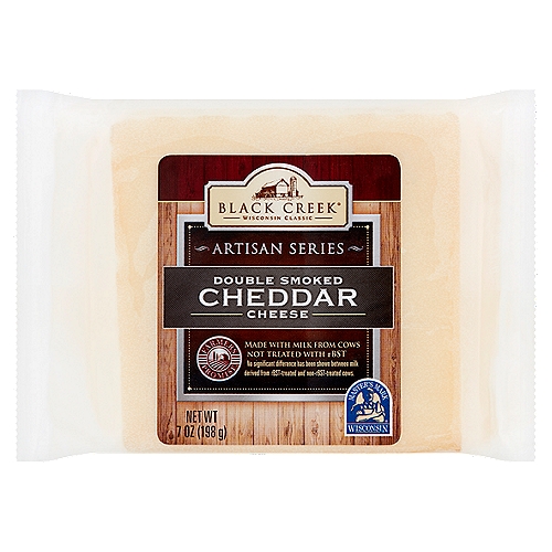 Black Creek Artisan Series Double Smoked Cheddar Cheese, 7 oz