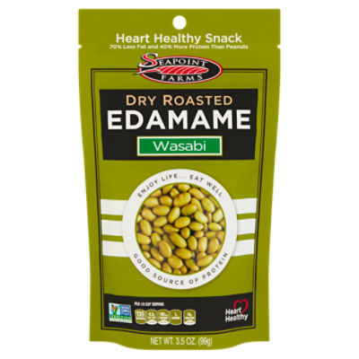 Seapoint Farms Wasabi Dry Roasted Edamame, 3.5 oz Fairway