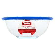 Pyrex Smart Essentials 2.5 qt, Glass Mixing Bowl, 1 Each