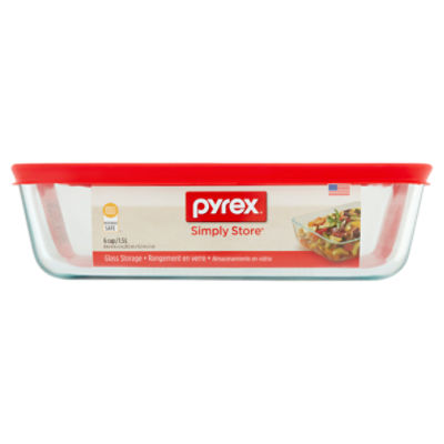 Pyrex Rectangular Storage Dish, 6 Cup
