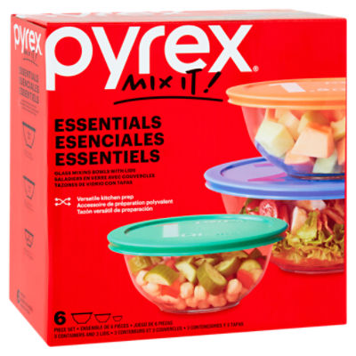 Pyrex Se Bowl Set, 6 each