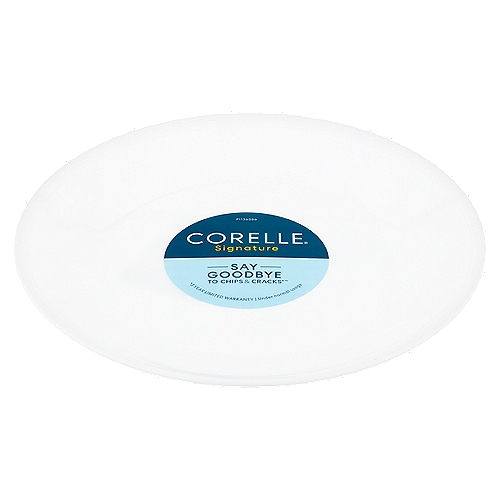Corelle Signature 8.5'' Winter Frost White Plate
Say Goodbye to Chips & Cracks*™
*3 year limited warranty / under normal usage