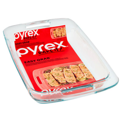 Pyrex Easy Grab Oven Safe Glass with Large EASY GRAB Handles Pyrex