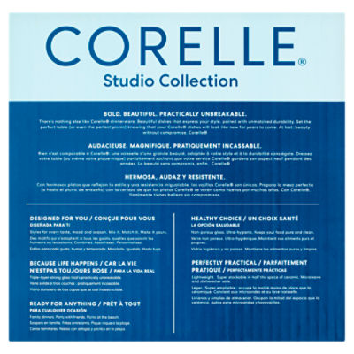 Corelle Studio Collection Dazzling White Dinnerware Set, 6 count - The  Fresh Grocer