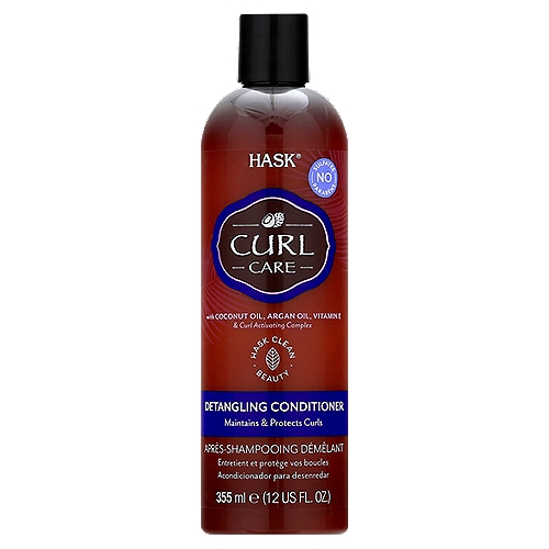 HASK Curl Care Detangling Conditioner, 12 fl oz
