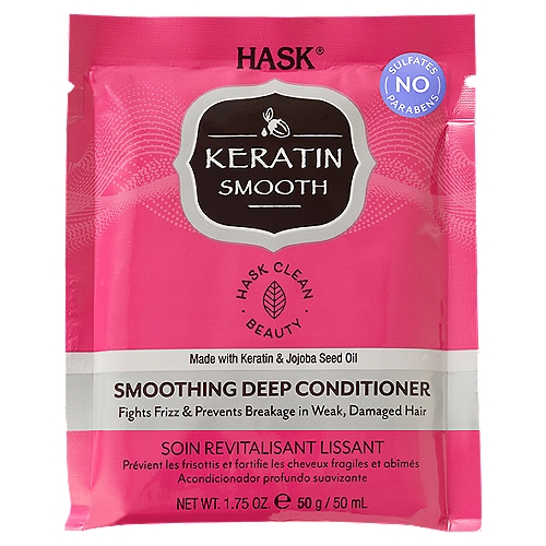 Hask Keratin Protein Smoothing Deep Conditioner, 1.75 oz