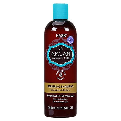 Hask Argan Oil from Morocco Repairing Shampoo, 12 fl oz