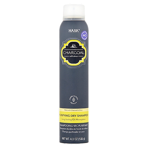 Hask Charcoal with Citrus Purifying Dry Shampoo, 4.3 oz