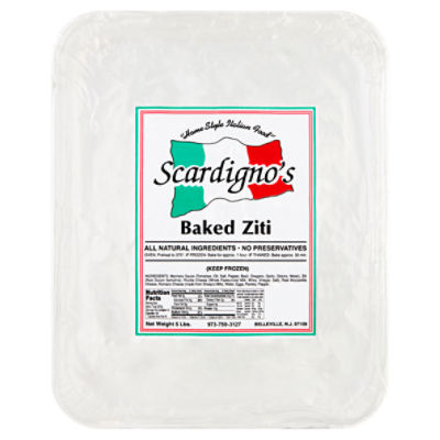 Scardigno's Baked Ziti, 5 lbs