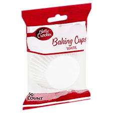 Betty Crocker White Baking Cups, 50 count