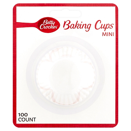 Betty Crocker Mini Baking Cups, 100 count