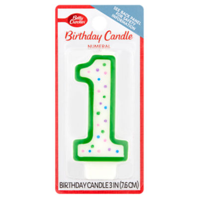 Betty Crocker Numeral 1 Birthday Candle ShopRite