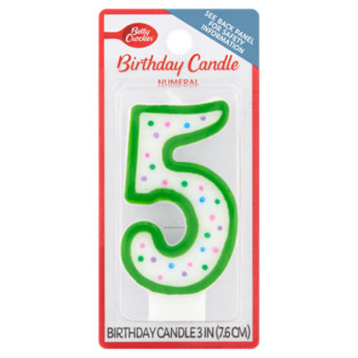Betty Crocker Numeral 5 Birthday Candle ShopRite