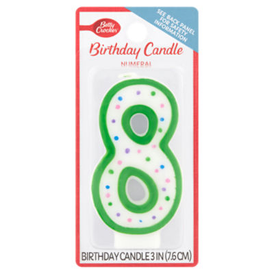Betty Crocker Numeral 8 Birthday Candle ShopRite