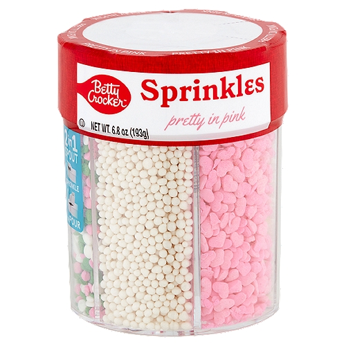 Betty Crocker Pretty in Pink Sprinkles, 6.8 oz