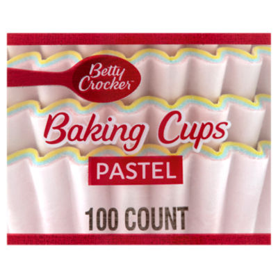 Betty Crocker Pastel Baking Cups, 100 count