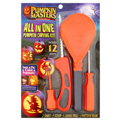 Pumpkin Masters All in One Pumpkin Carving Kit, 12 count, 1 Each