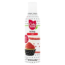 Cake Mate Red, Icing, 8.4 Ounce