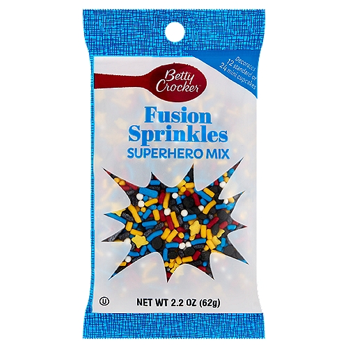 Betty Crocker Superhero Mix Fusion Sprinkles, 2.2 oz