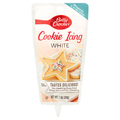 Betty Crocker White Decorating Cookie Icing, 7 oz