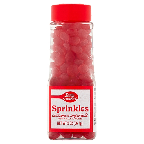 Betty Crocker Cinnamon Imperials Sprinkles, 2 oz