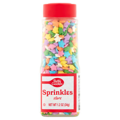 Betty Crocker Stars Sprinkles, 1.2 oz