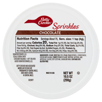 Betty Crocker Chocolate Sprinkles, 10.5 oz