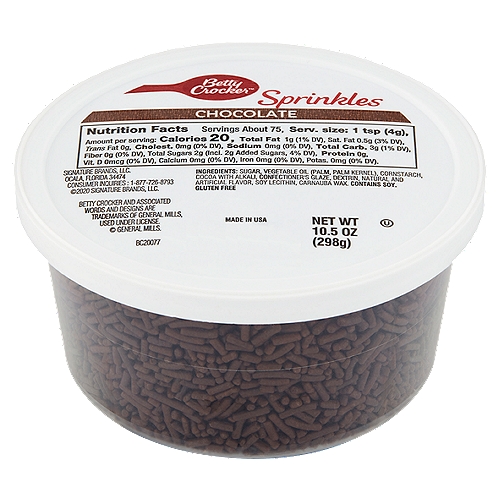 Betty Crocker Chocolate Sprinkles, 10.5 oz