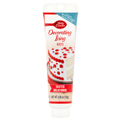 Betty Crocker Red Decorating Icing, 4.25 oz, 4.25 Ounce